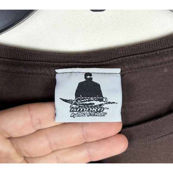 Women’s Smoke By Tony Stewart Graphic T-Shirt / Brown / Size XL - Picture 5 of 6